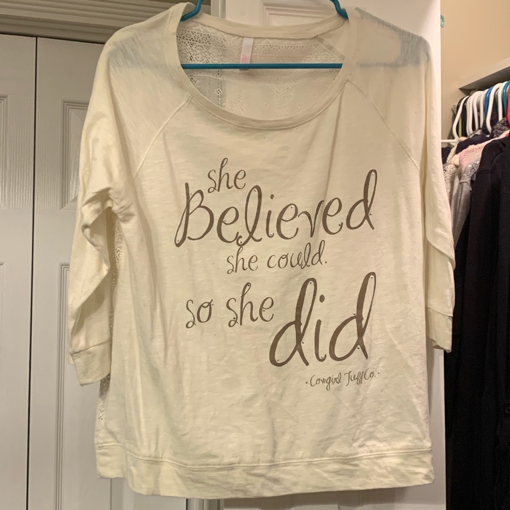 3/4 sleeve shirt